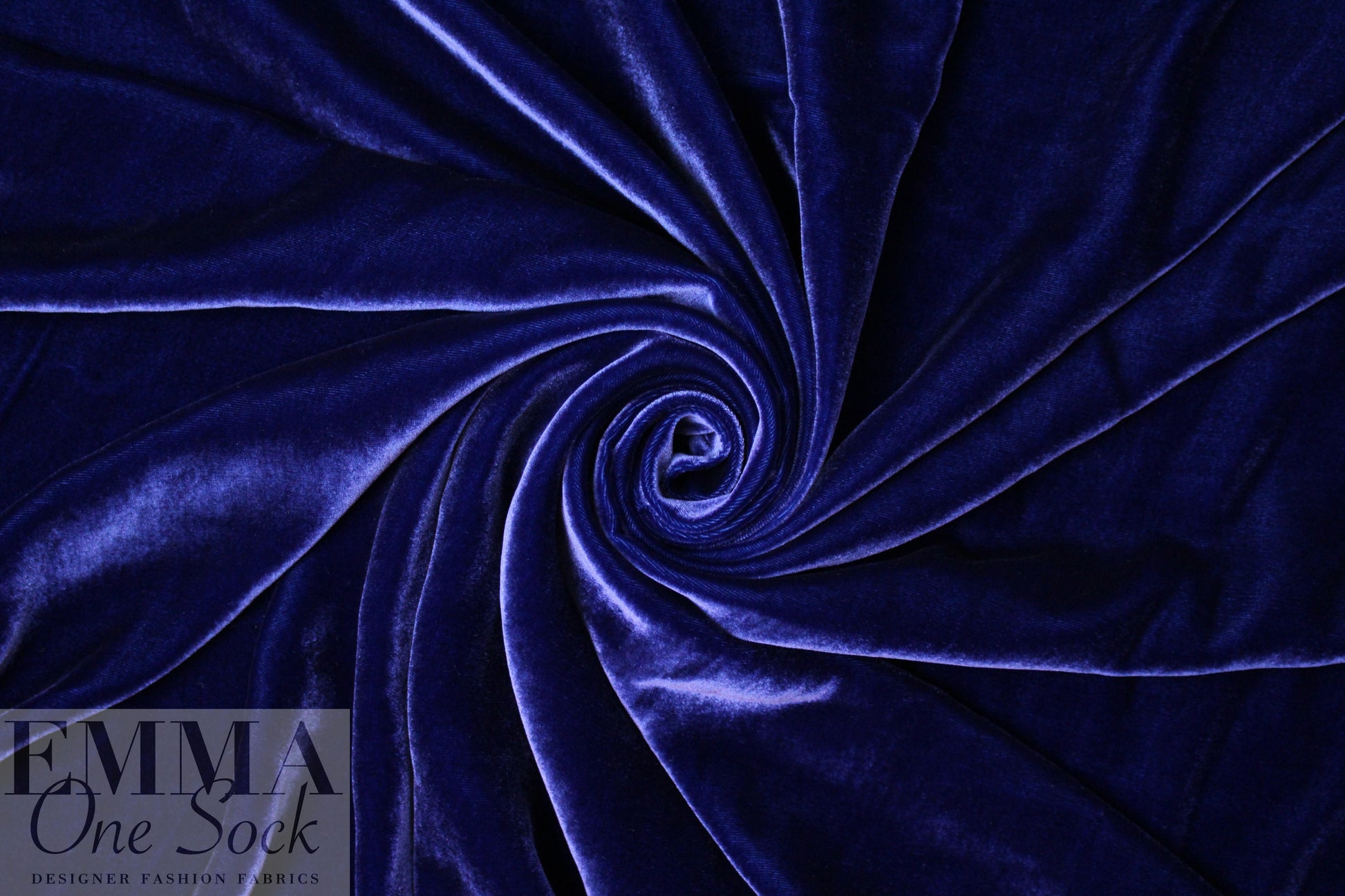 lush rayon/silk velvet - regal royal blue