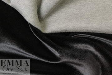 Vict0ria Hayes velvet 'scuba' double cloth - black