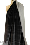 Vict0ria Hayes velvet 'scuba' double cloth - black