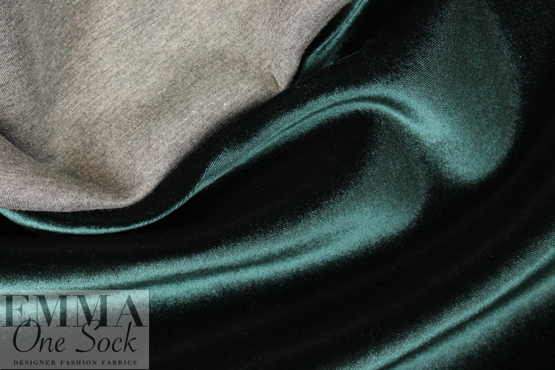 Vict0ria Hayes velvet 'scuba' double cloth - jasper