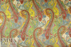 Italian paisley printed plush micro-corduroy *FLAW*