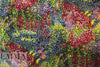 famous designer pointillistic stretch velvet knit