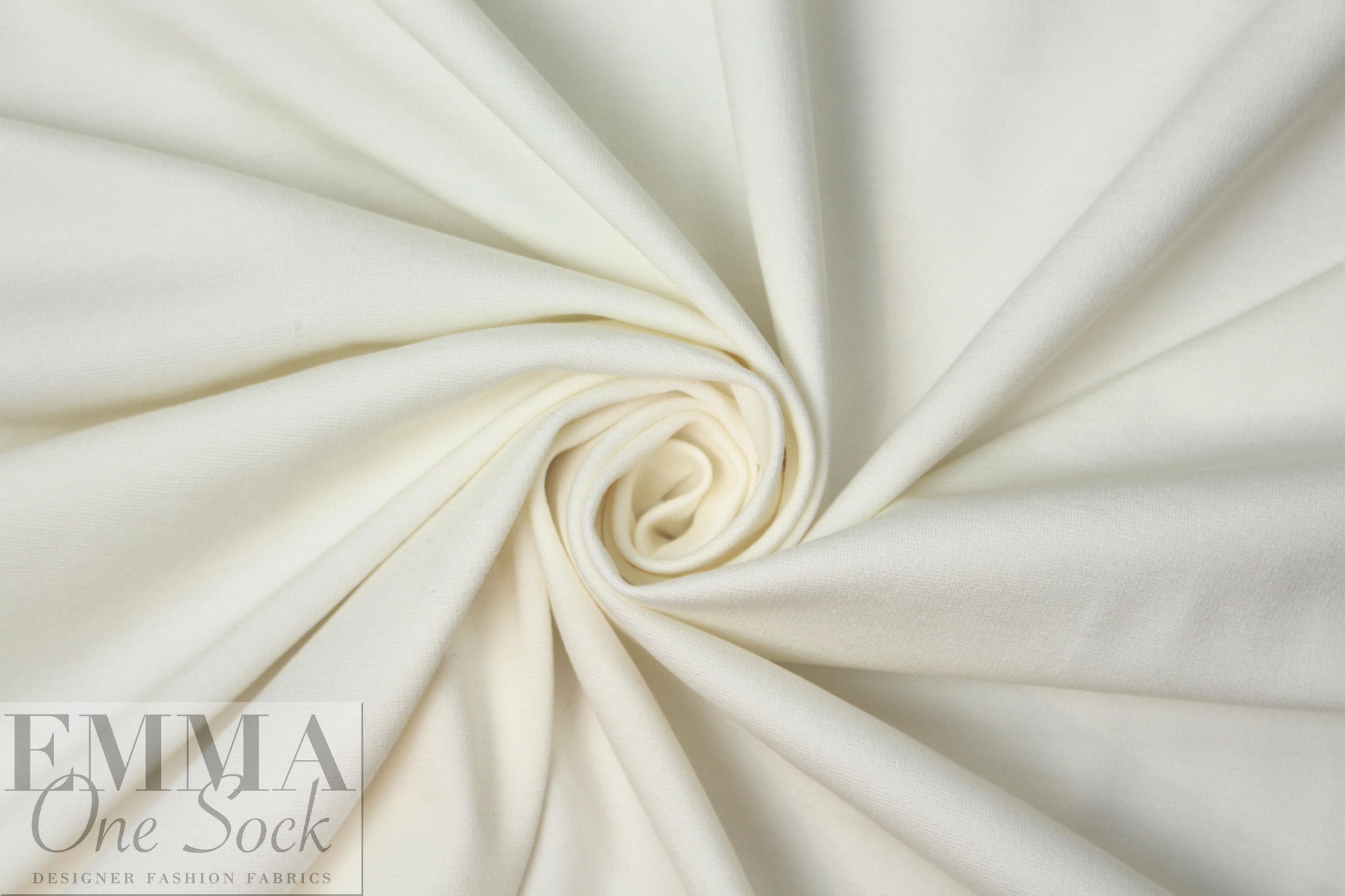 4-way stretch rayon blend ponte - cream 3 yd