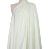 4-way stretch rayon blend ponte - cream 1.5 yds