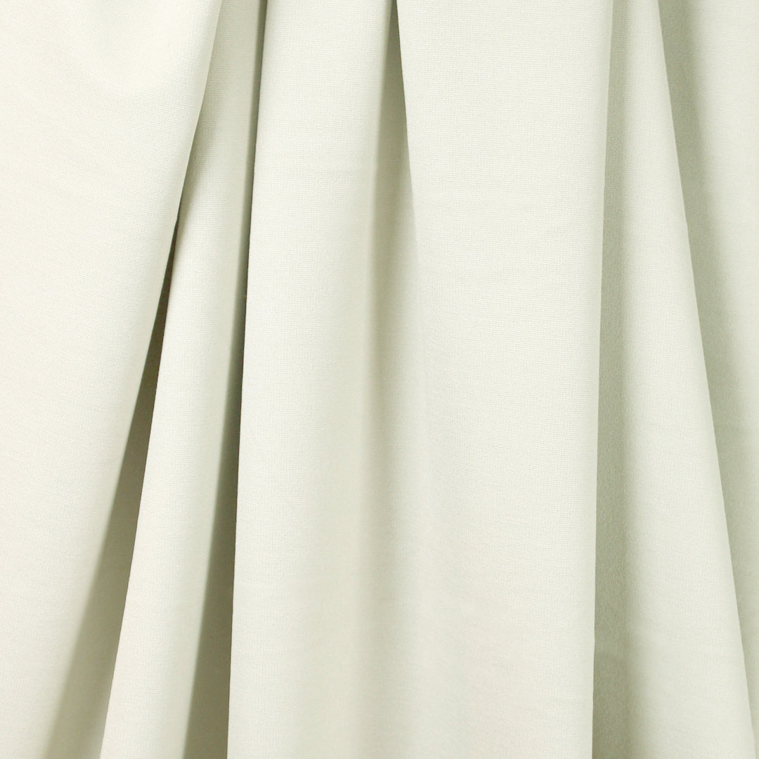 4-way stretch rayon blend ponte - cream .75 yds