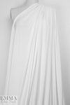venezia 4-way jersey lining- white 2.5 yds