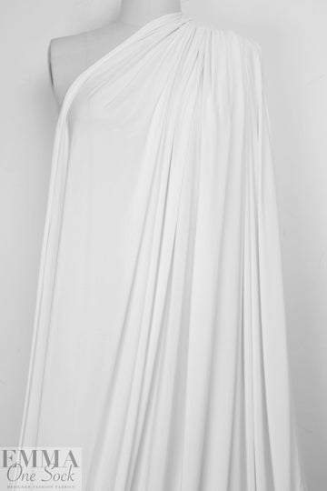 venezia 4-way jersey lining- white 1.375 yds