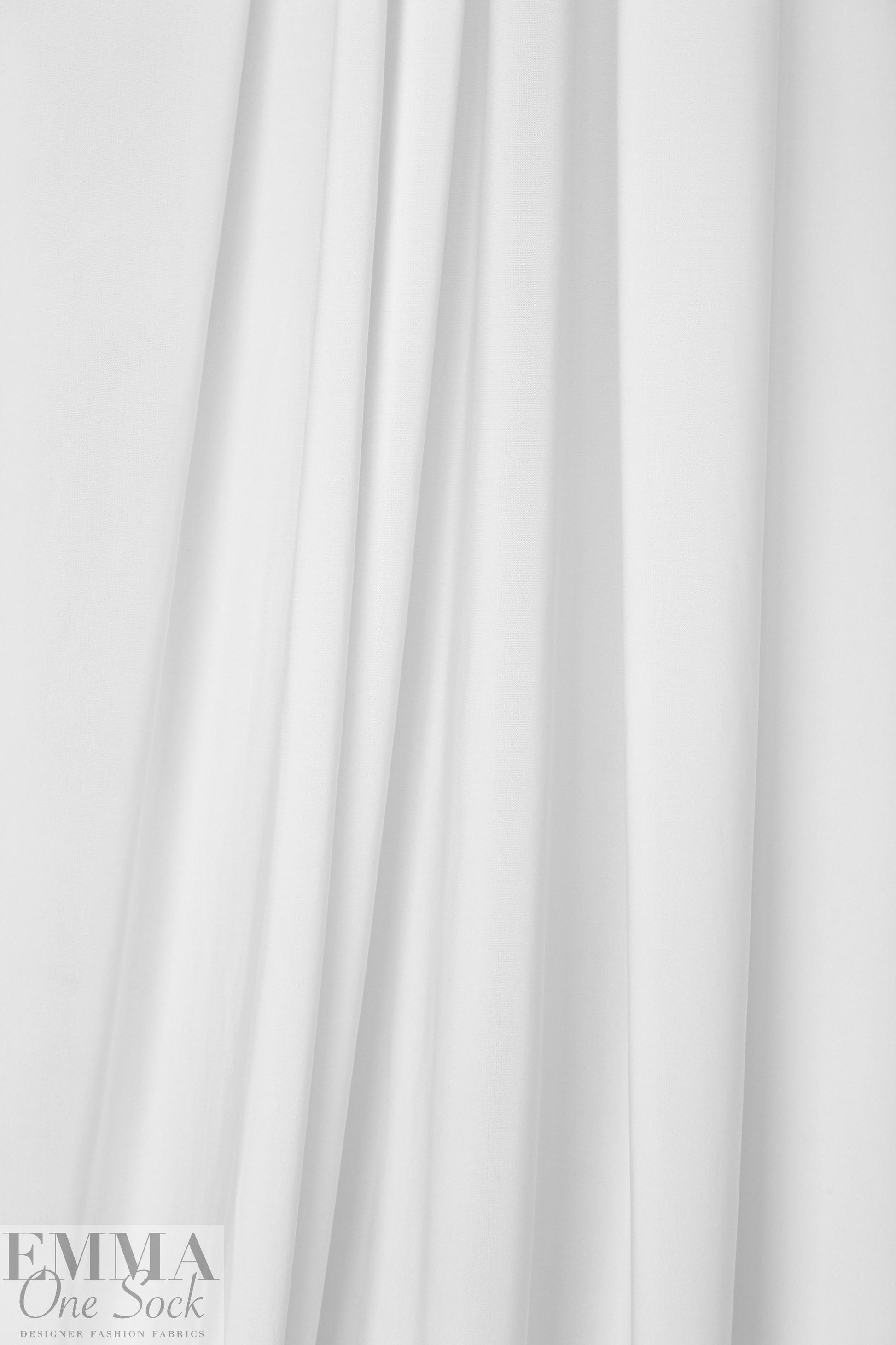 venezia 4-way jersey lining- white 2.5 yds