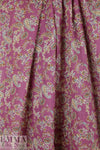 'flower child' cotton/rayon voile woven - red plum