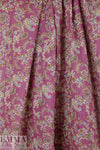 'flower child' cotton/rayon voile woven - red plum 1.75 yd
