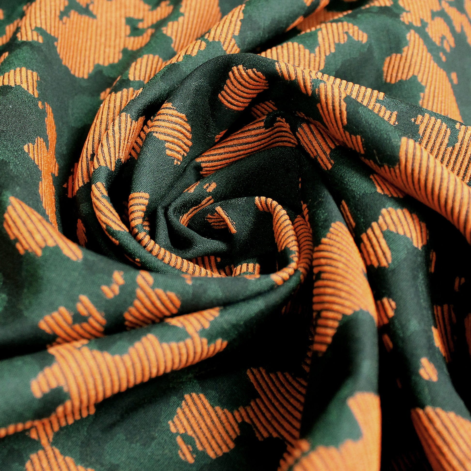 Ver$ace stretch jacquard suiting - topaz/thyme