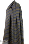 Italian 'RPL' brushed vertical stretch stripe woven