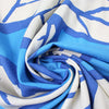 Ch1oe 'leaves on blue' viscose/linen woven 1.75 yd