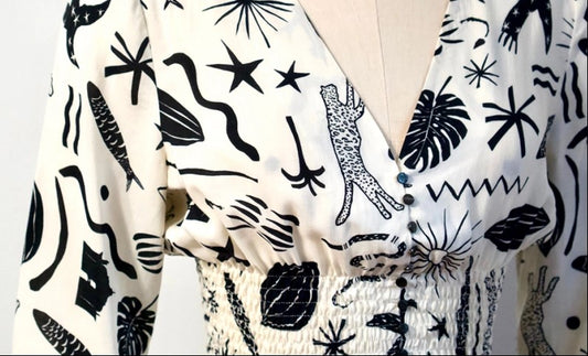 Casual Elegance: Printed Viscose/Rayon Wovens