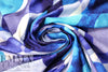 Dutch digital 'blue tide' VISCOSE knit Oeko-Tex cert. 1.75 yds
