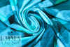 Dutch digital 'jade tide' VISCOSE knit Oeko-Tex cert. .625 yds