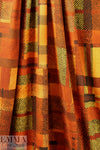French spicy patchwork drapey viscose woven 1.75 yd