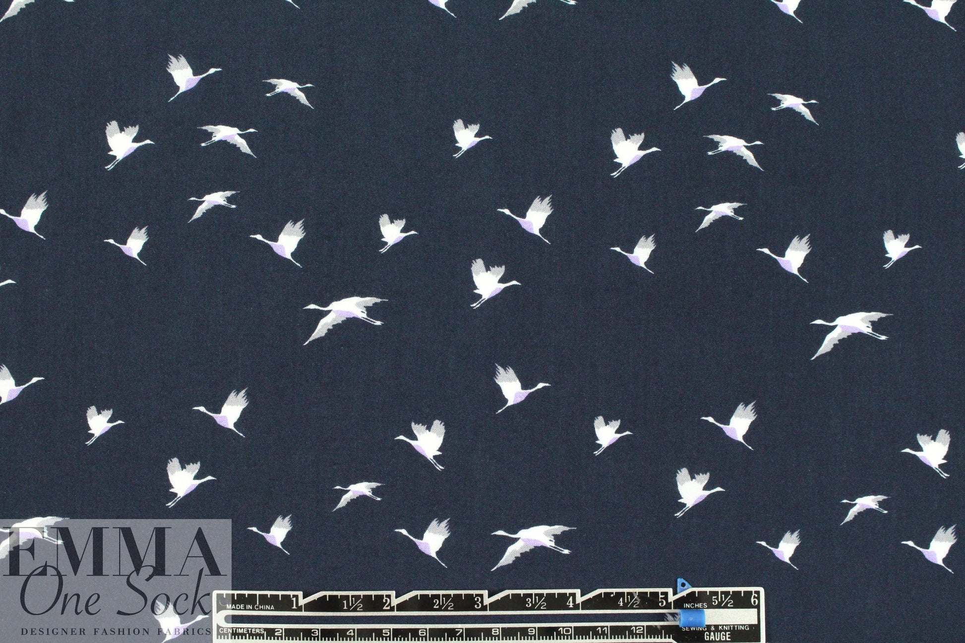 Italian 'flights of fancy' lightweight viscose woven 1.66 yd