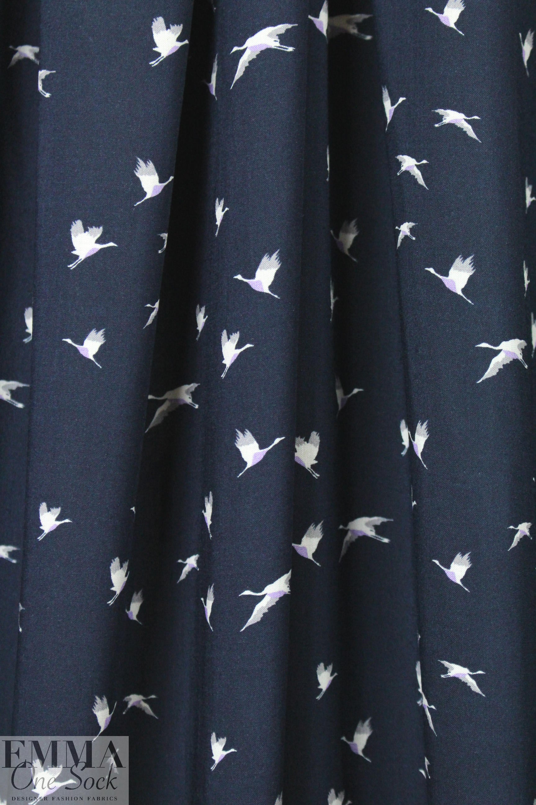Italian 'flights of fancy' lightweight viscose woven