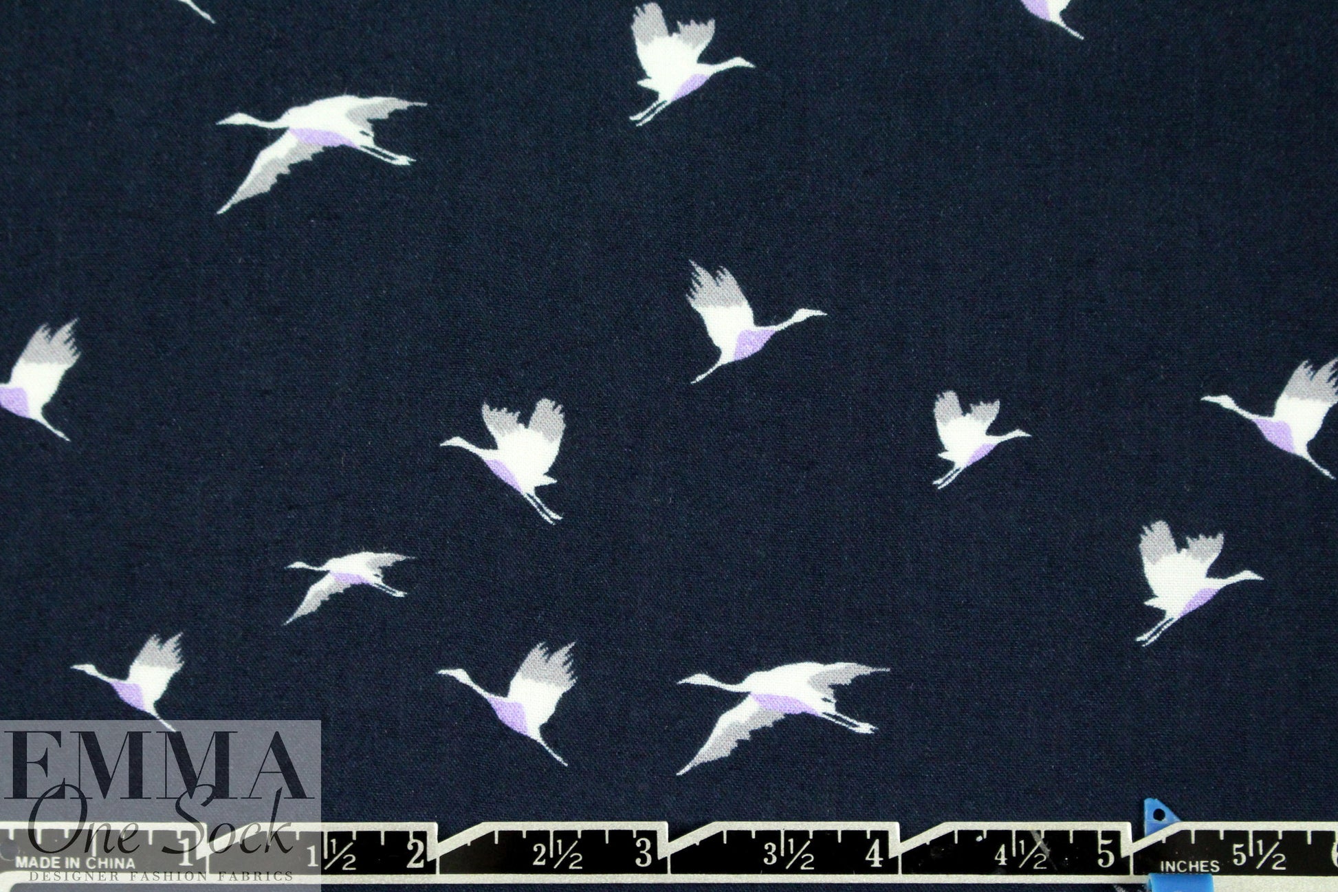 Italian 'flights of fancy' lightweight viscose woven 1.66 yd