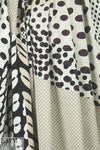 Italian dotty patchwork viscose woven 1.625 yd
