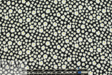 Italian teeny floral viscose crepe woven