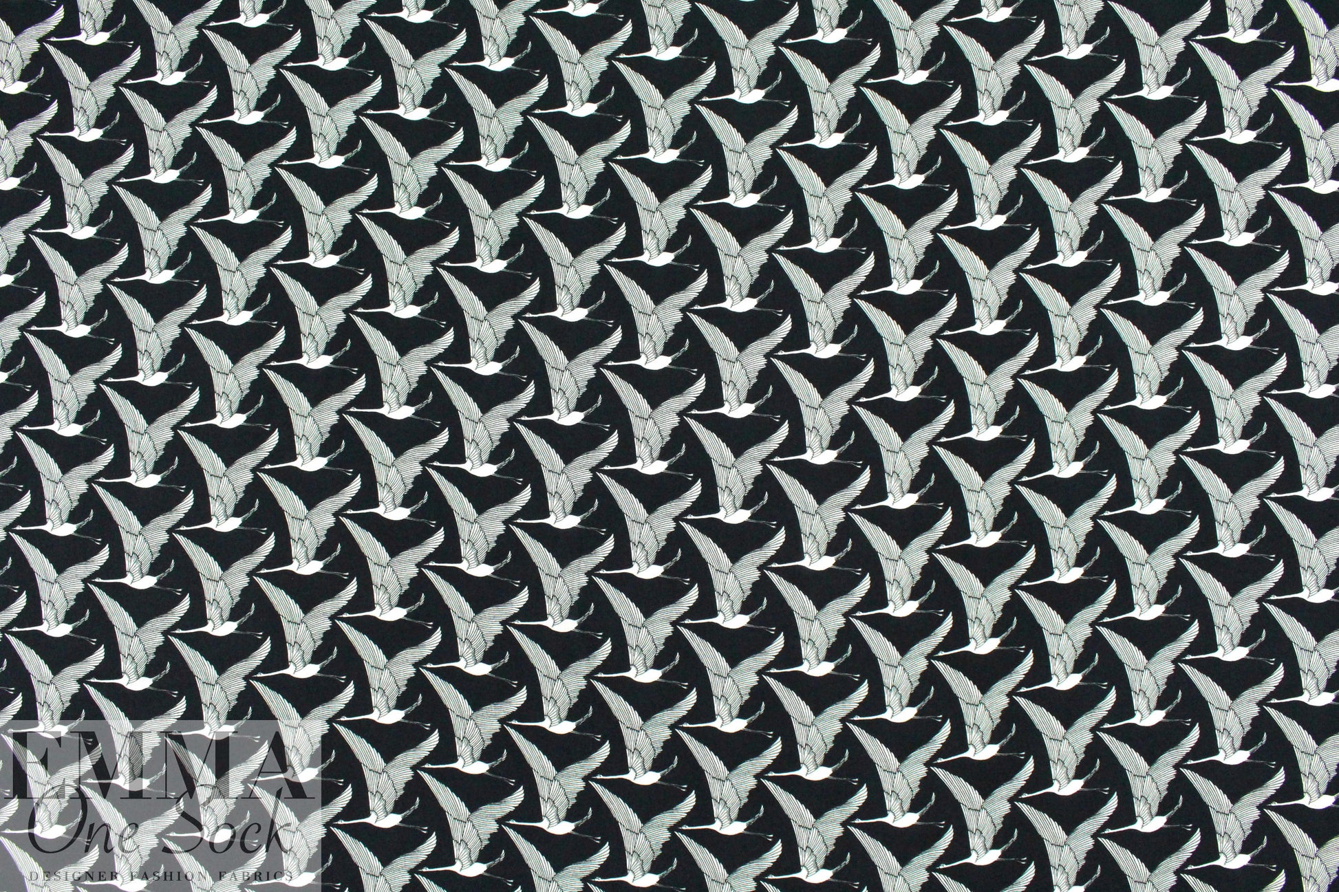 Italian 'migration' viscose woven 1.1 yds *FLAW*