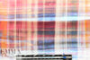 Italian streaky plaid print viscose woven .875 yds