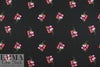 Italian scattered bouquets viscose drapey twill woven 1.25 yds
