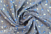 Italian little flower bursts drapey viscose woven