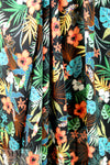Italian tropical garden drapey viscose woven
