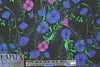 Italian satin back viscose woven floral