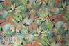 Italian tropical leaf viscose woven