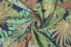 Italian tropical leaf viscose woven