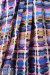 Italian graphic spheres drapey viscose woven .825 yds