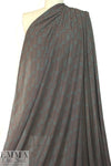 Italian little overlapping graphic poly georgette 1.66 yd