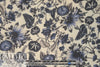 German bohemian floral viscose woven 1.25 yds