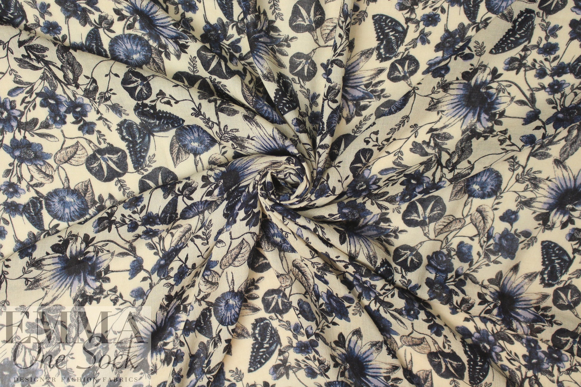 German bohemian floral viscose woven