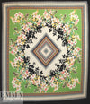 German panel viscose drapey woven - 'floral garland'
