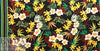 German viscose crepe woven - single border tropical 2 yd