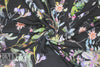 German viscose satin voile woven - botanical 1.625 yd