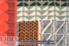 German panel viscose twill woven - 'graphic tapestry'