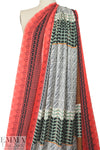 German panel viscose twill woven - 'graphic tapestry'