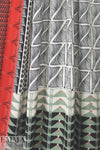 German panel viscose twill woven - 'graphic tapestry'
