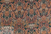 French viscose woven - teal/nutmeg paisley 2 yd