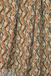 French viscose drapey woven - autumn leaf graphic 1.875 yd