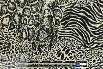 Italian viscose crepe woven - jungle graphic 1.875 yd