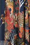 Italian viscose border print crepe woven - deco dream world