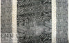 Italian graphic borders viscose crepe georgette