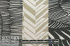 Italian graphic borders viscose crepe georgette